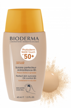 bioderma photoderm nude touch spf50 claro 40 ml