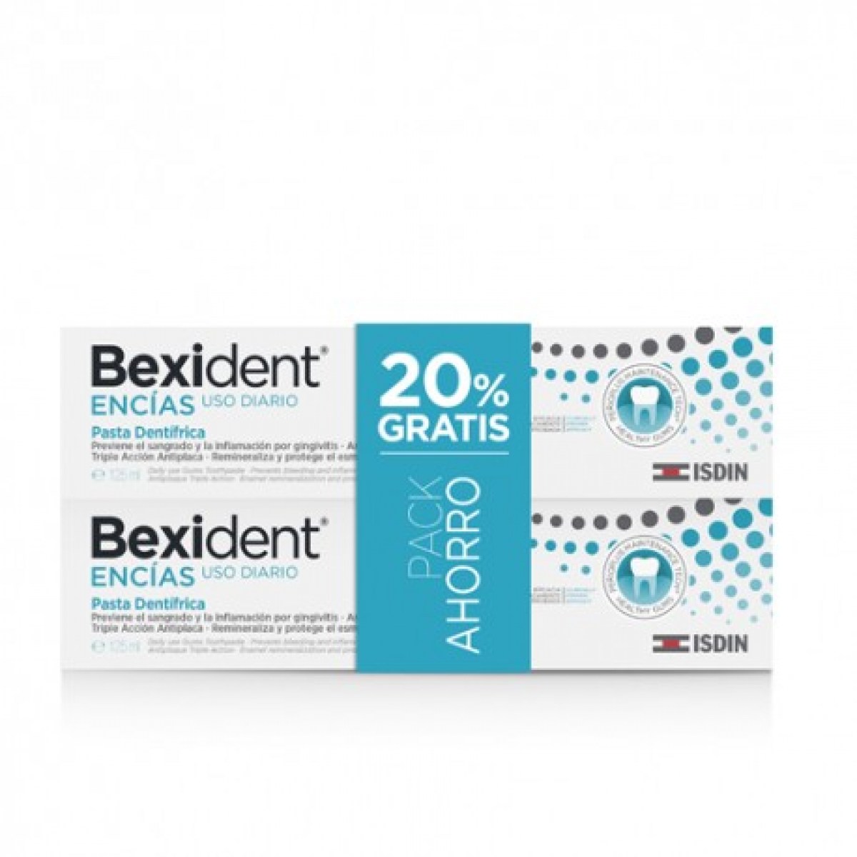 bexident encias duplo pasta 125 ml
