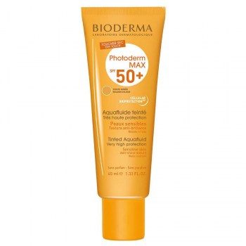 bioderma photoderm max spf50 aquafluido dorado 40ml