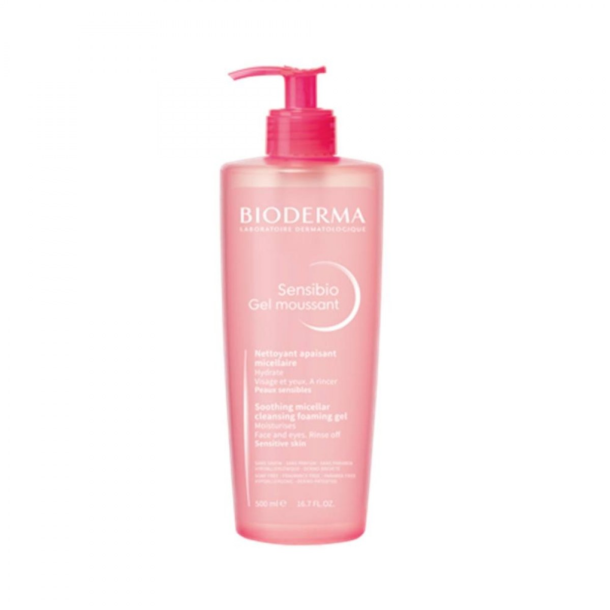 bioderma sensibio gel moussant 500 ml