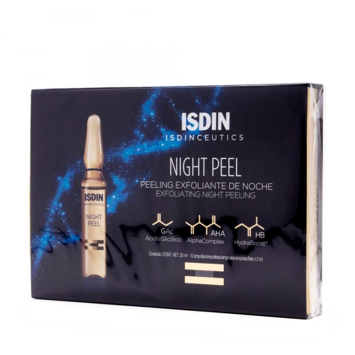 isdinceutics night peel 10 ampollas