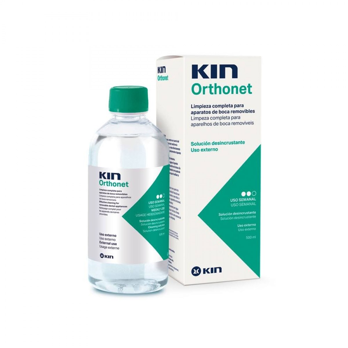 kin orthonet desincrustante semanal 500 ml